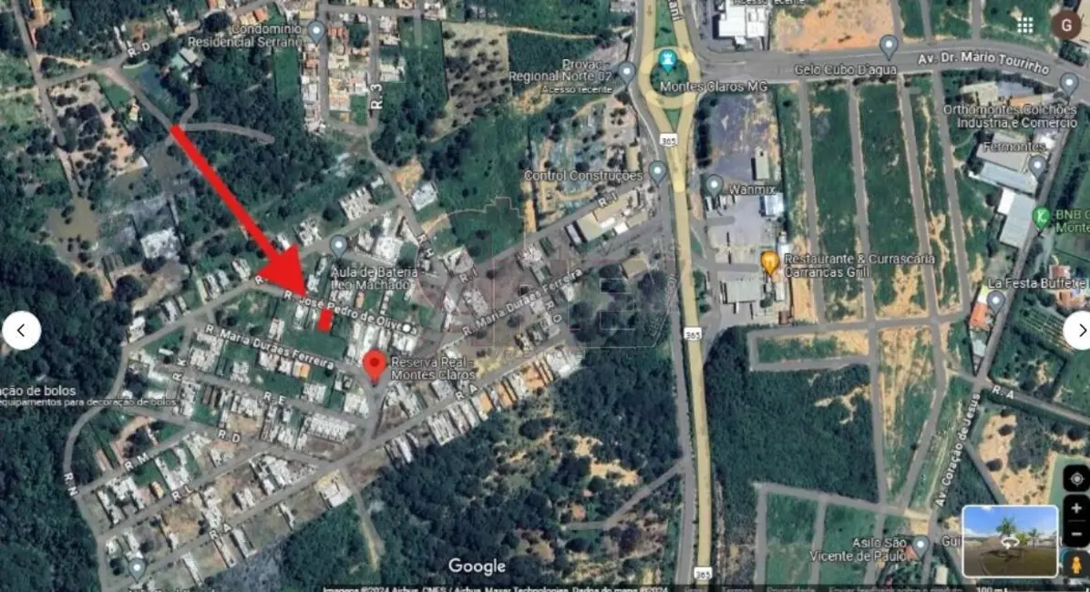 Foto 3 de Terreno / Lote à venda, 203m2 em Montes Claros - MG