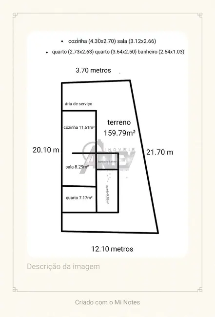 Casa com 2 quartos à venda em Carmelo, Montes Claros - MG - imagem 3 Foto 3 de Casa com 2 quartos à venda em Carmelo, Montes Claros - MG