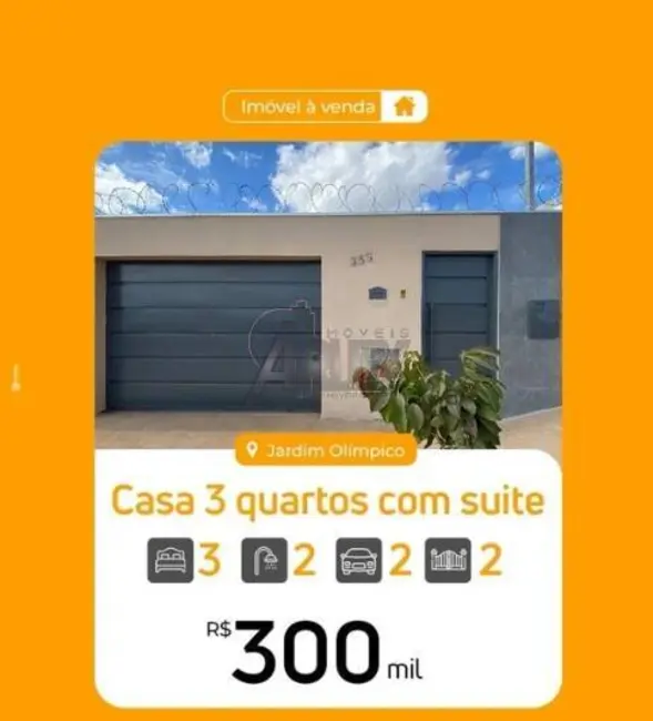 Foto 1 de Casa de Condomínio com 3 quartos à venda em Jardim Olímpico, Montes Claros - MG