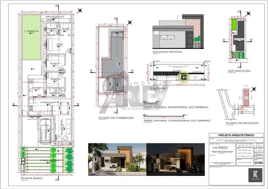 Foto 3 de Casa com 3 quartos à venda, 200m2 em Montes Claros - MG