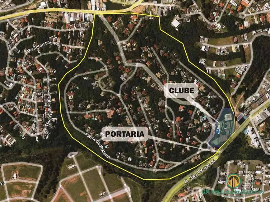 Foto 4 de Lote de Condomínio à venda, 1799m2 em Altos de São Fernando, Jandira - SP
