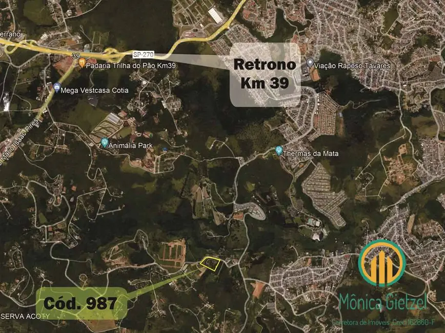 Terreno / Lote à venda, 18455m2 em Taboleiro Verde, Cotia - SP - imagem 1 Foto 1 de Terreno / Lote à venda, 18455m2 em Taboleiro Verde, Cotia - SP