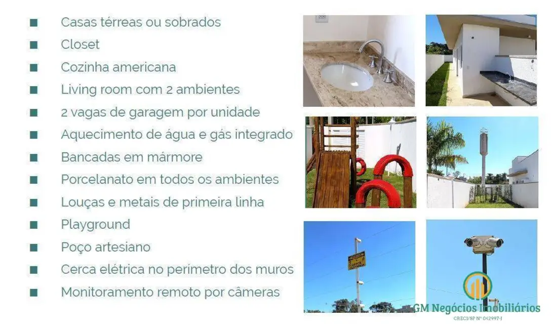 Foto 2 de Casa de Condomínio com 3 quartos à venda, 200m2 em Vargem Grande Paulista - SP