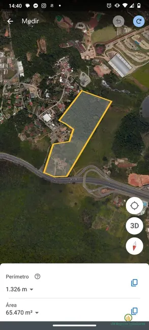 Foto 1 de Terreno / Lote à venda, 35252m2 em Sítio Boa Vista, Cotia - SP