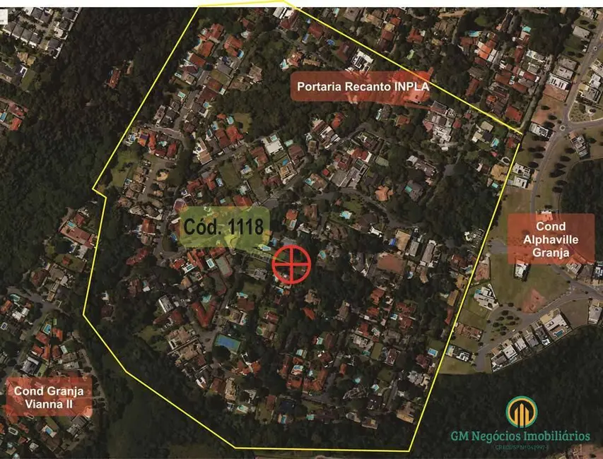 Foto 3 de Lote de Condomínio à venda, 1000m2 em Recanto Impla, Carapicuiba - SP