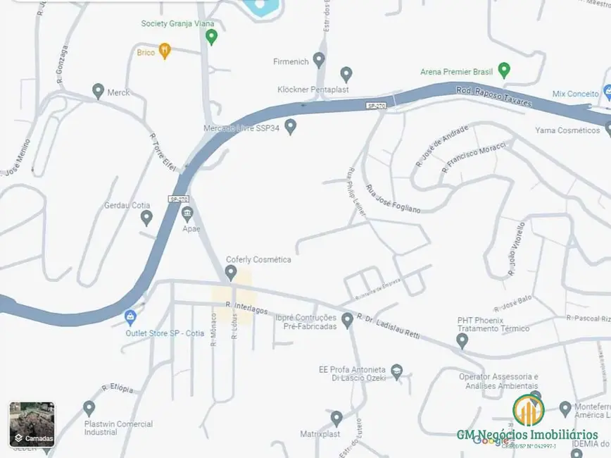 Terreno / Lote à venda, 16537m2 em Parque Alexandre, Cotia - SP - imagem 7 Foto 7 de Terreno / Lote à venda, 16537m2 em Parque Alexandre, Cotia - SP