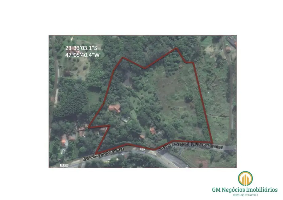 Foto 1 de Terreno / Lote à venda, 47000m2 em Centro (Mailasqui), Sao Roque - SP