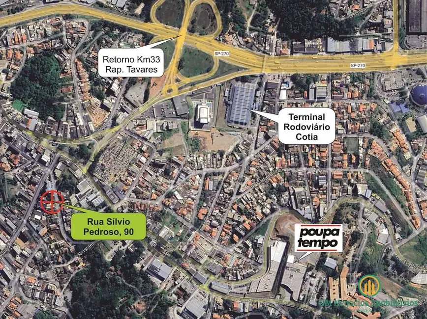 Foto 3 de Terreno / Lote à venda, 292m2 em Centro, Cotia - SP