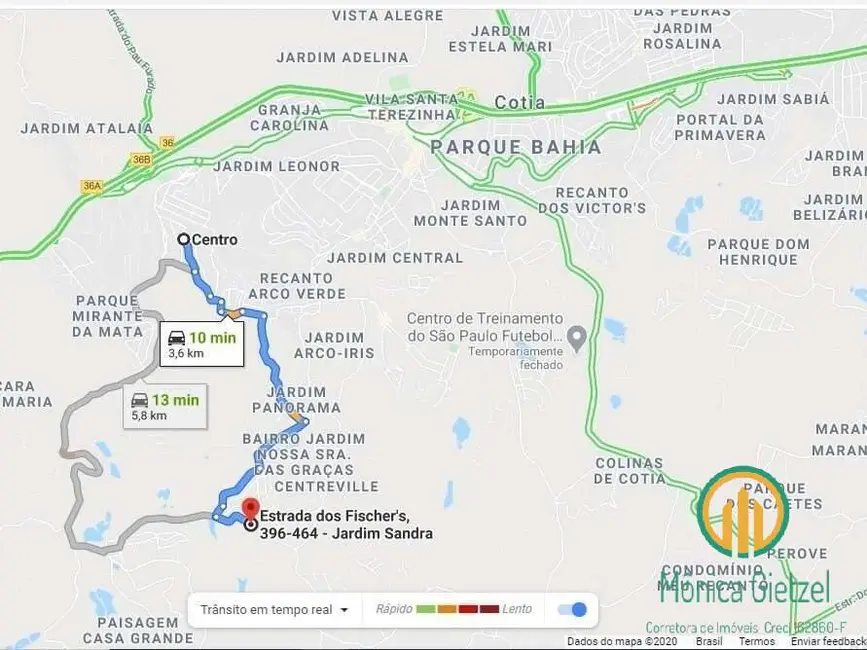 Foto 3 de Terreno / Lote à venda, 2743m2 em Jardim Sandra, Cotia - SP