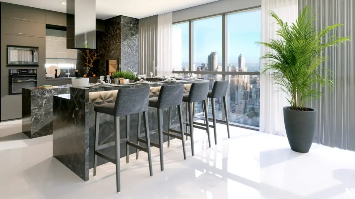 Apartamento com 4 quartos à venda, 152m2 em Centro, Balneario Camboriu - SC - imagem 6 Foto 6 de Apartamento com 4 quartos à venda, 152m2 em Centro, Balneario Camboriu - SC