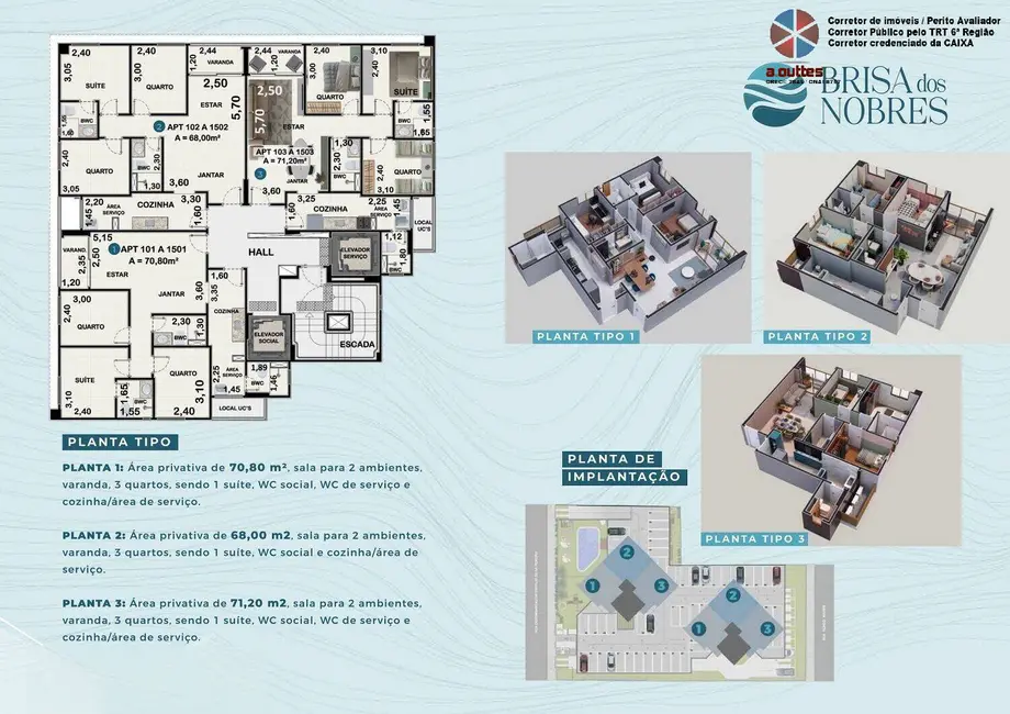 Apartamento com 3 quartos à venda em Cordeiro, Recife - PE - imagem 9 Foto 9 de Apartamento com 3 quartos à venda em Cordeiro, Recife - PE