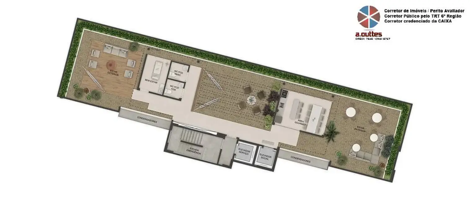 Apartamento com 2 quartos à venda em Casa Amarela, Recife - PE - imagem 5 Foto 5 de Apartamento com 2 quartos à venda em Casa Amarela, Recife - PE