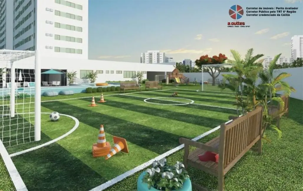 Foto 2 de Apartamento com 2 quartos à venda, 46m2 em Torre, Recife - PE