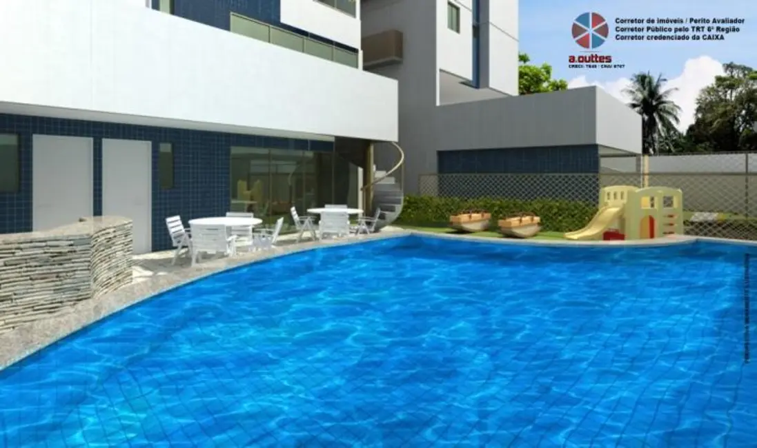 Foto 2 de Apartamento com 3 quartos à venda, 67m2 em Pina, Recife - PE