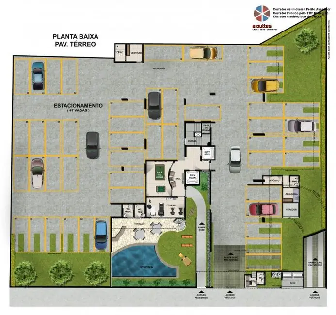 Foto 6 de Apartamento com 3 quartos à venda, 67m2 em Pina, Recife - PE