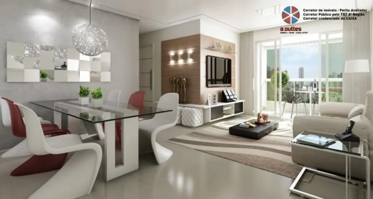 Foto 3 de Apartamento com 3 quartos à venda, 87m2 em Madalena, Recife - PE