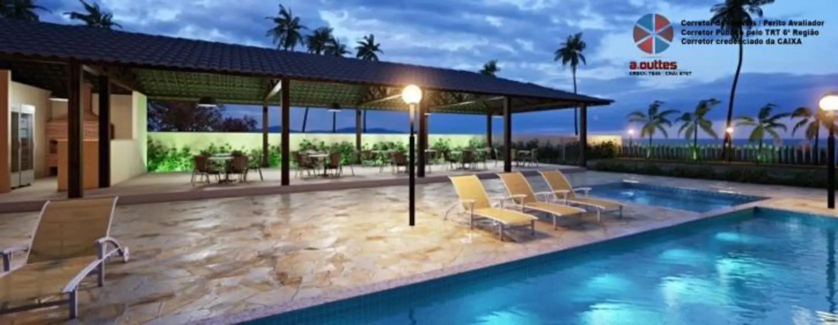 Loft / Flat com 1 quarto à venda, 49m2 em Maria Farinha, Paulista - PE - imagem 3 Foto 3 de Loft / Flat com 1 quarto à venda, 49m2 em Maria Farinha, Paulista - PE