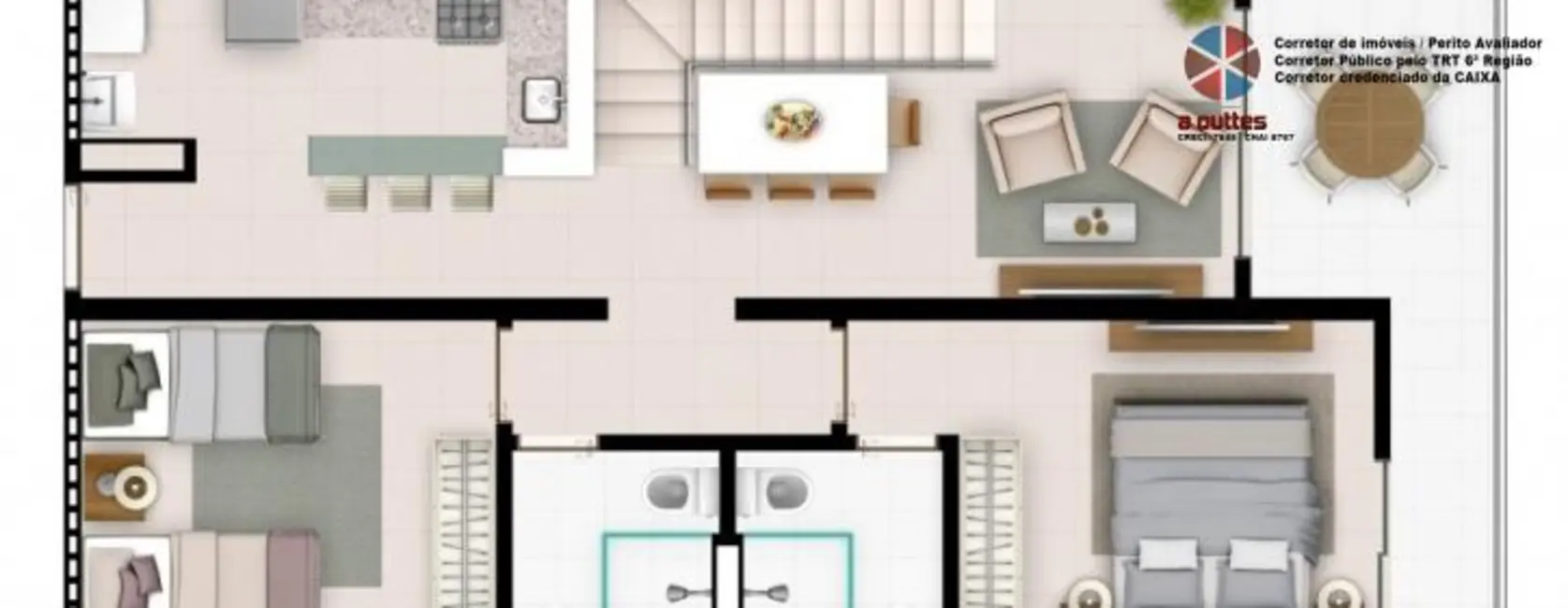 Loft / Flat com 1 quarto à venda, 49m2 em Maria Farinha, Paulista - PE - imagem 9 Foto 9 de Loft / Flat com 1 quarto à venda, 49m2 em Maria Farinha, Paulista - PE