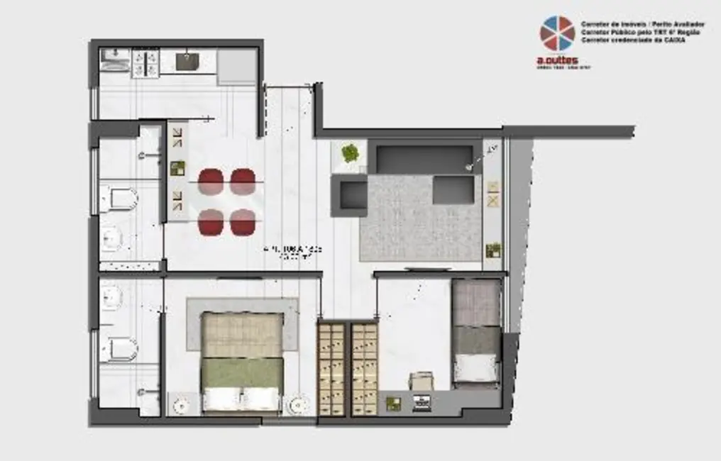 Apartamento com 1 quarto à venda, 28m2 em Boa Viagem, Recife - PE - imagem 3 Foto 3 de Apartamento com 1 quarto à venda, 28m2 em Boa Viagem, Recife - PE