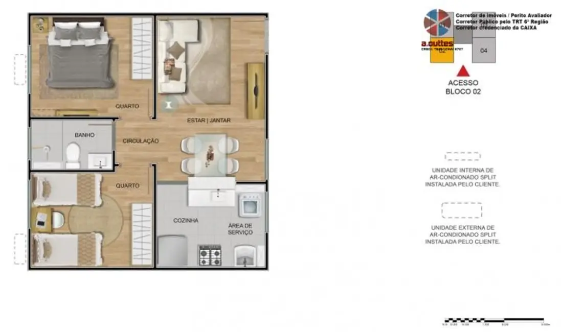 Foto 13 de Apartamento com 2 quartos à venda, 43m2 em Maranguape I, Paulista - PE