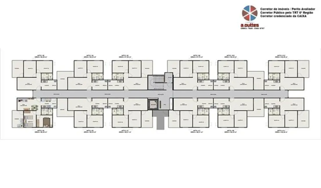 Apartamento com 2 quartos à venda, 48m2 em Paulista - PE - imagem 6 Foto 6 de Apartamento com 2 quartos à venda, 48m2 em Paulista - PE