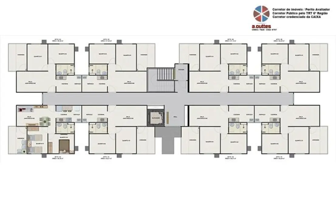 Apartamento com 2 quartos à venda, 48m2 em Paulista - PE - imagem 4 Foto 4 de Apartamento com 2 quartos à venda, 48m2 em Paulista - PE