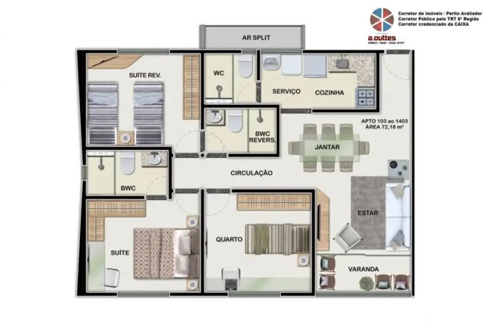Apartamento com 3 quartos à venda, 72m2 em Piedade, Jaboatao Dos Guararapes - PE - imagem 8 Foto 8 de Apartamento com 3 quartos à venda, 72m2 em Piedade, Jaboatao Dos Guararapes - PE