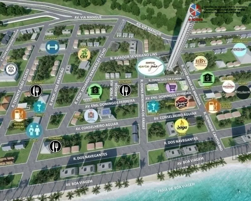 Apartamento com 3 quartos à venda, 93m2 em Boa Viagem, Recife - PE - imagem 7 Foto 7 de Apartamento com 3 quartos à venda, 93m2 em Boa Viagem, Recife - PE