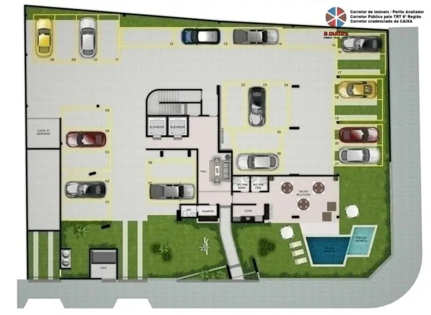 Apartamento com 3 quartos à venda em Cidade Universitária, Recife - PE - imagem 7 Foto 7 de Apartamento com 3 quartos à venda em Cidade Universitária, Recife - PE