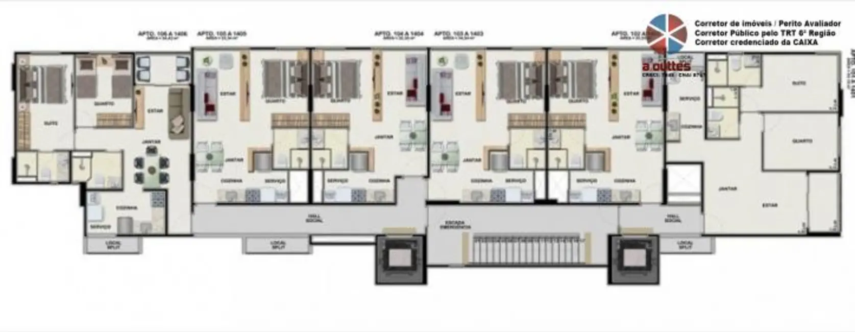 Apartamento com 1 quarto à venda em Espinheiro, Recife - PE - imagem 8 Foto 8 de Apartamento com 1 quarto à venda em Espinheiro, Recife - PE