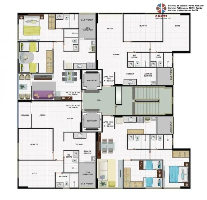 Apartamento com 2 quartos à venda em Piedade, Jaboatao Dos Guararapes - PE - imagem 8 Foto 8 de Apartamento com 2 quartos à venda em Piedade, Jaboatao Dos Guararapes - PE