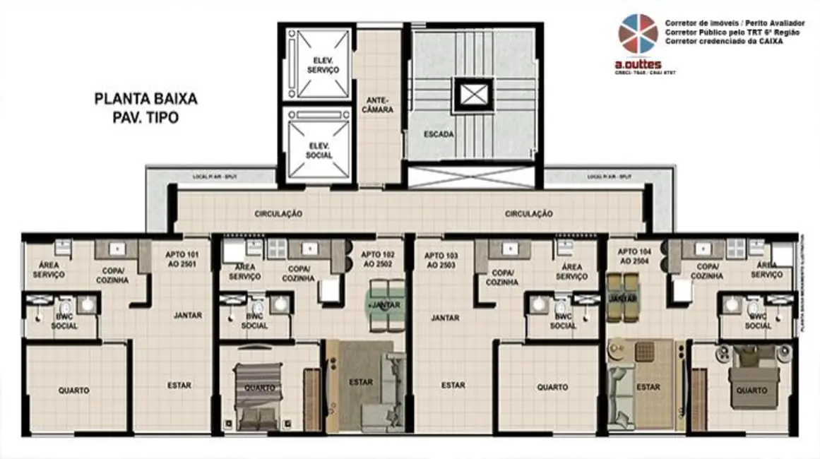 Foto 8 de Apartamento com 1 quarto à venda em Rosarinho, Recife - PE