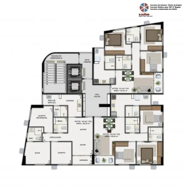 Foto 5 de Apartamento com 3 quartos à venda em Boa Viagem, Recife - PE