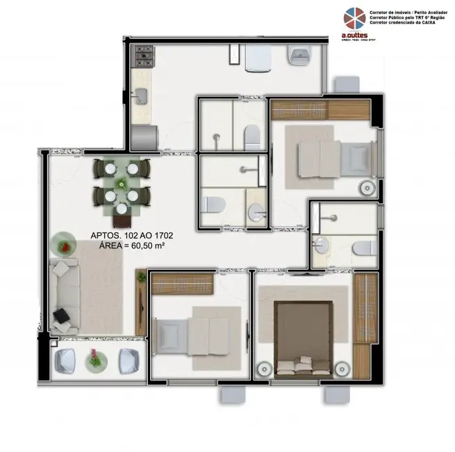 Foto 3 de Apartamento com 3 quartos à venda em Boa Viagem, Recife - PE