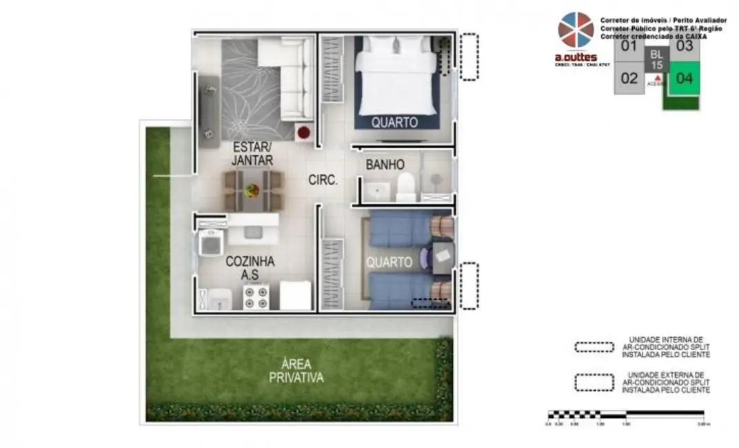 Foto 7 de Apartamento com 2 quartos à venda em Alberto Maia, Camaragibe - PE