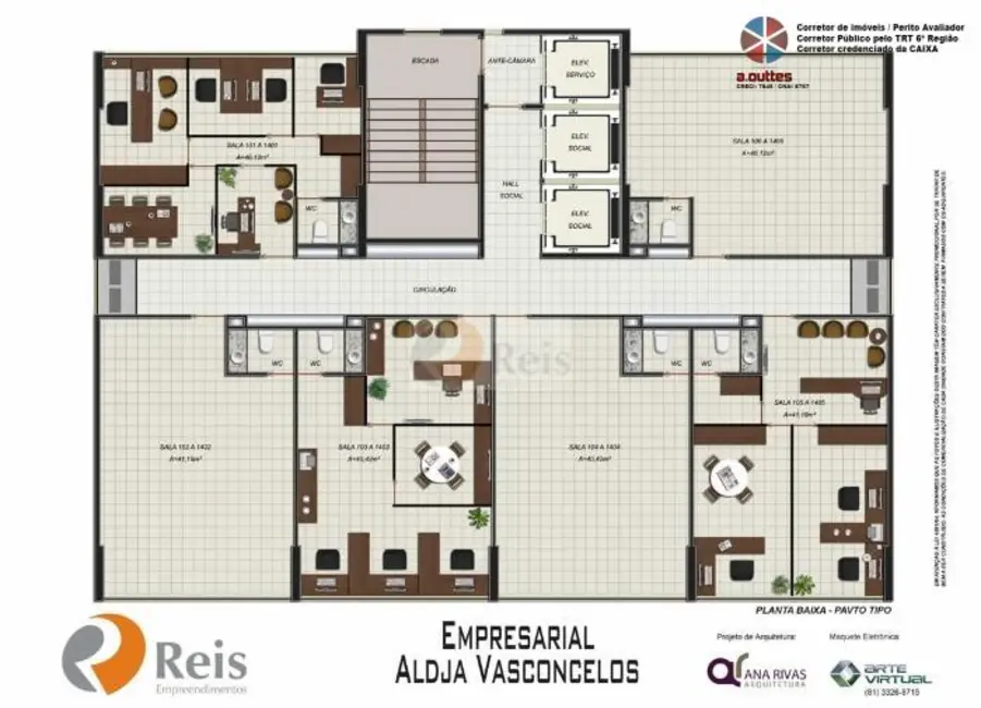 Foto 11 de Apartamento à venda, 40m2 em Boa Viagem, Recife - PE