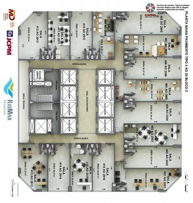 Foto 6 de Sala Comercial à venda em Pina, Recife - PE