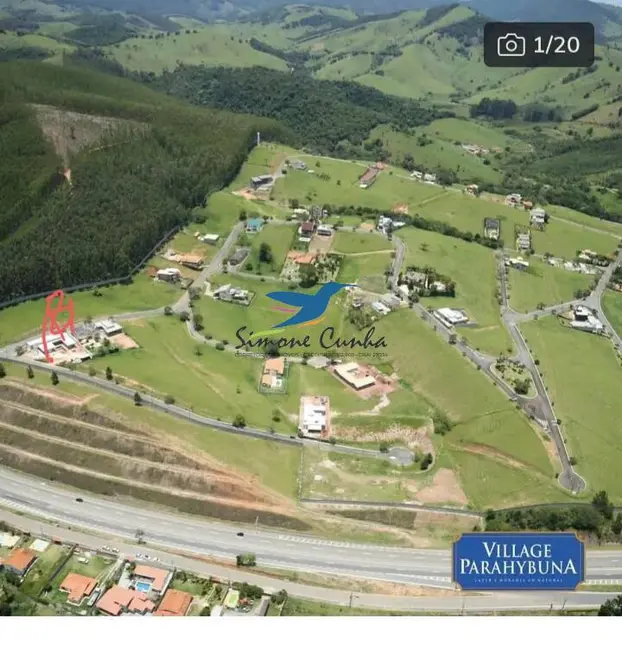 Foto 2 de Terreno / Lote à venda, 1000m2 em Paraibuna - SP