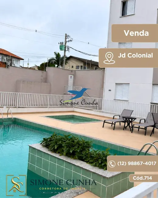 Apartamento com 2 quartos à venda e para alugar, 52m2 em Sao Jose Dos Campos - SP - imagem 1 Foto 1 de Apartamento com 2 quartos à venda e para alugar, 52m2 em Sao Jose Dos Campos - SP