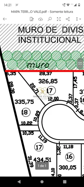 Terreno / Lote à venda, 326m2 em Cacapava - SP - imagem 3 Foto 3 de Terreno / Lote à venda, 326m2 em Cacapava - SP