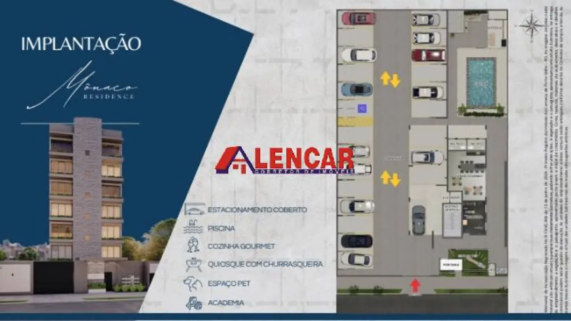 Foto 3 de Apartamento com 1 quarto à venda, 28m2 em Tiradentes, Porto Velho - RO