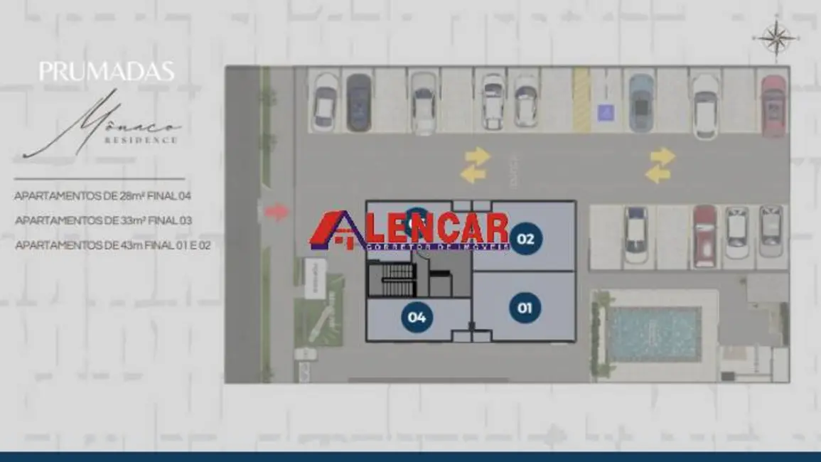 Foto 4 de Apartamento com 1 quarto à venda, 28m2 em Tiradentes, Porto Velho - RO