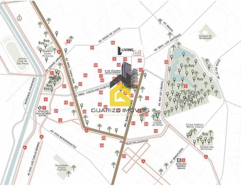 Foto 4 de Apartamento com 1 quarto à venda, 24m2 em Vila Nova Conceição, São Paulo - SP