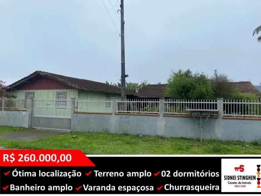 Foto 1 de Casa com 2 quartos à venda, 109m2 em Balneario Barra Do Sul - SC