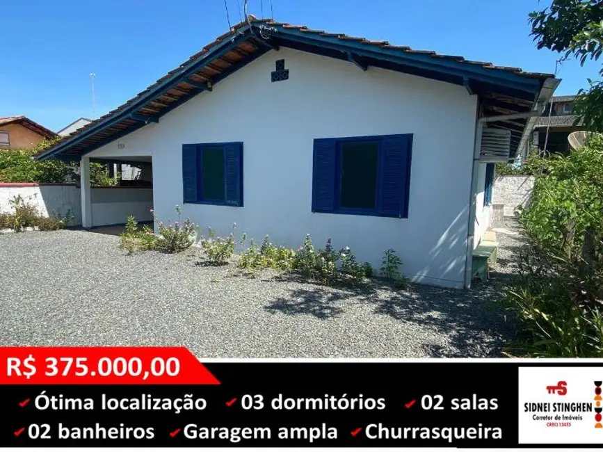 Foto 1 de Casa com 3 quartos à venda, 125m2 em Balneario Barra Do Sul - SC