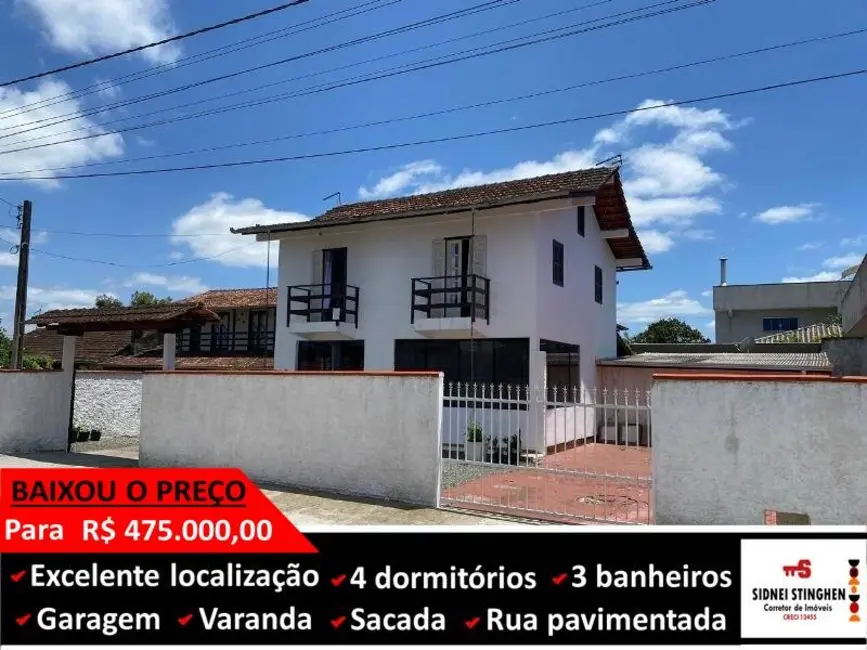Foto 1 de Casa com 4 quartos à venda, 150m2 em Balneario Barra Do Sul - SC
