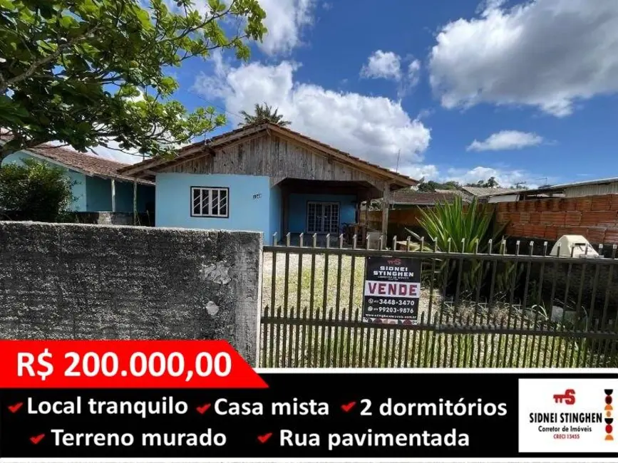 Foto 1 de Casa com 2 quartos à venda, 70m2 em Balneario Barra Do Sul - SC