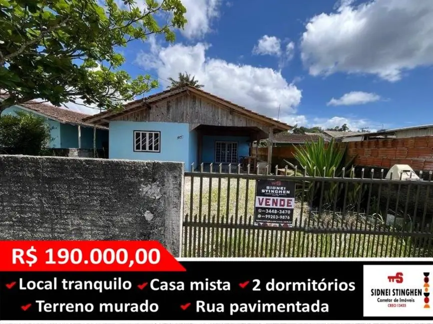 Foto 1 de Casa com 2 quartos à venda, 70m2 em Balneario Barra Do Sul - SC