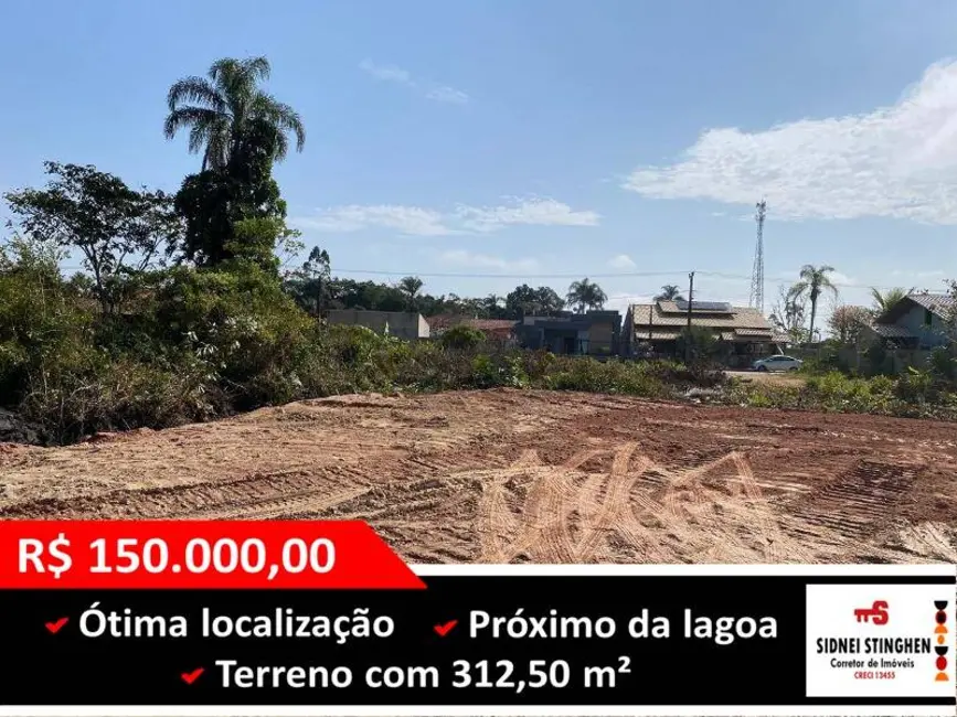 Foto 1 de Terreno / Lote à venda, 313m2 em Balneario Barra Do Sul - SC