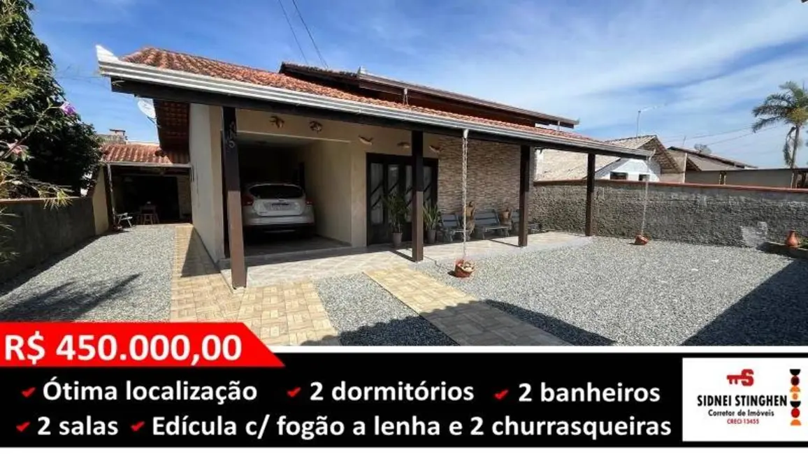 Casa com 2 quartos à venda, 100m2 em Balneario Barra Do Sul - SC - imagem 1 Foto 1 de Casa com 2 quartos à venda, 100m2 em Balneario Barra Do Sul - SC